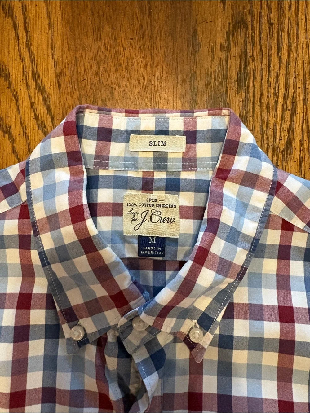 J. Crew lightweight button
